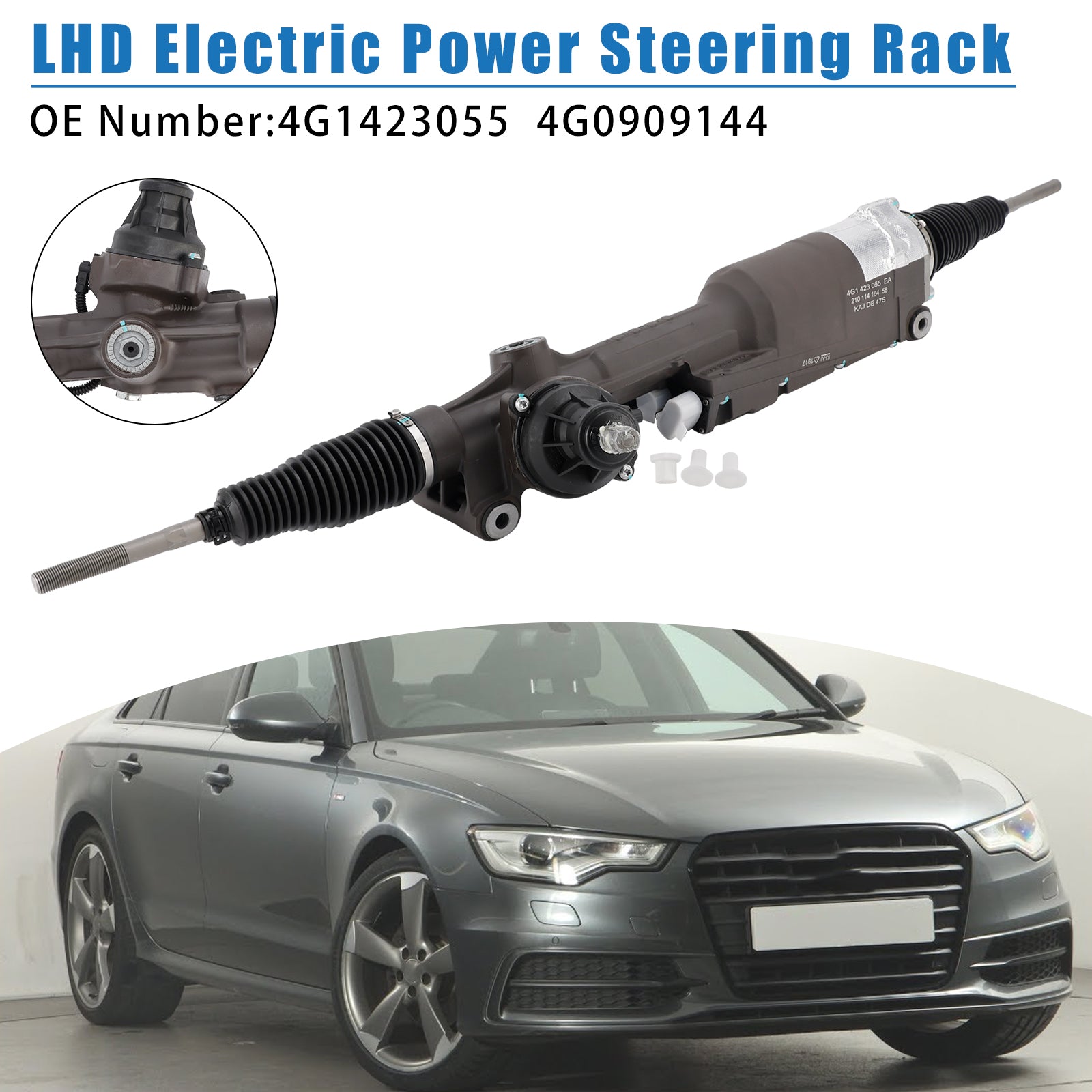 Elektrisk styrestang 4G0909144 4G1423055BA 4G1423055DL til Audi A6 2013-2017