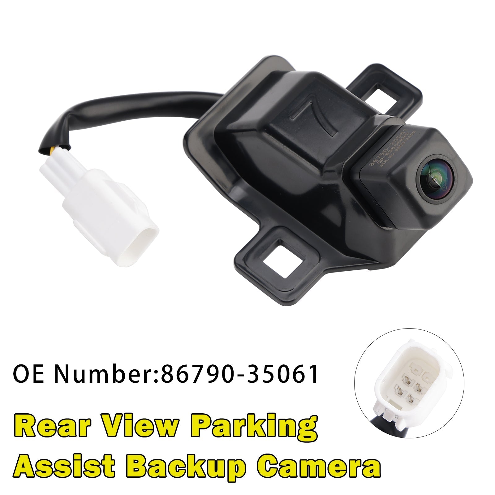 Câmera de backup de assistência de estacionamento com vista traseira 86790-35061 para Toyota 4Runner 2014-2024