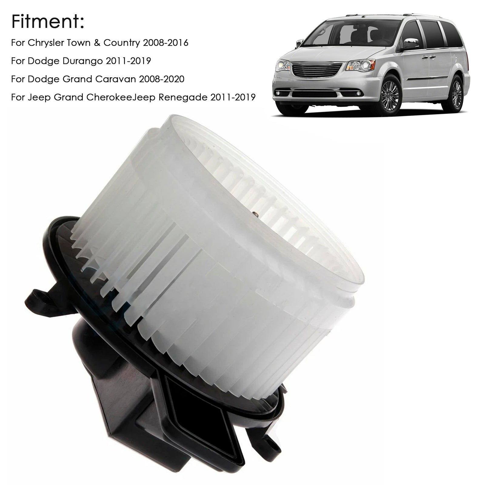 HVAC Viftemotor Vifte foran 700216 For Jeep Grand Cherokee