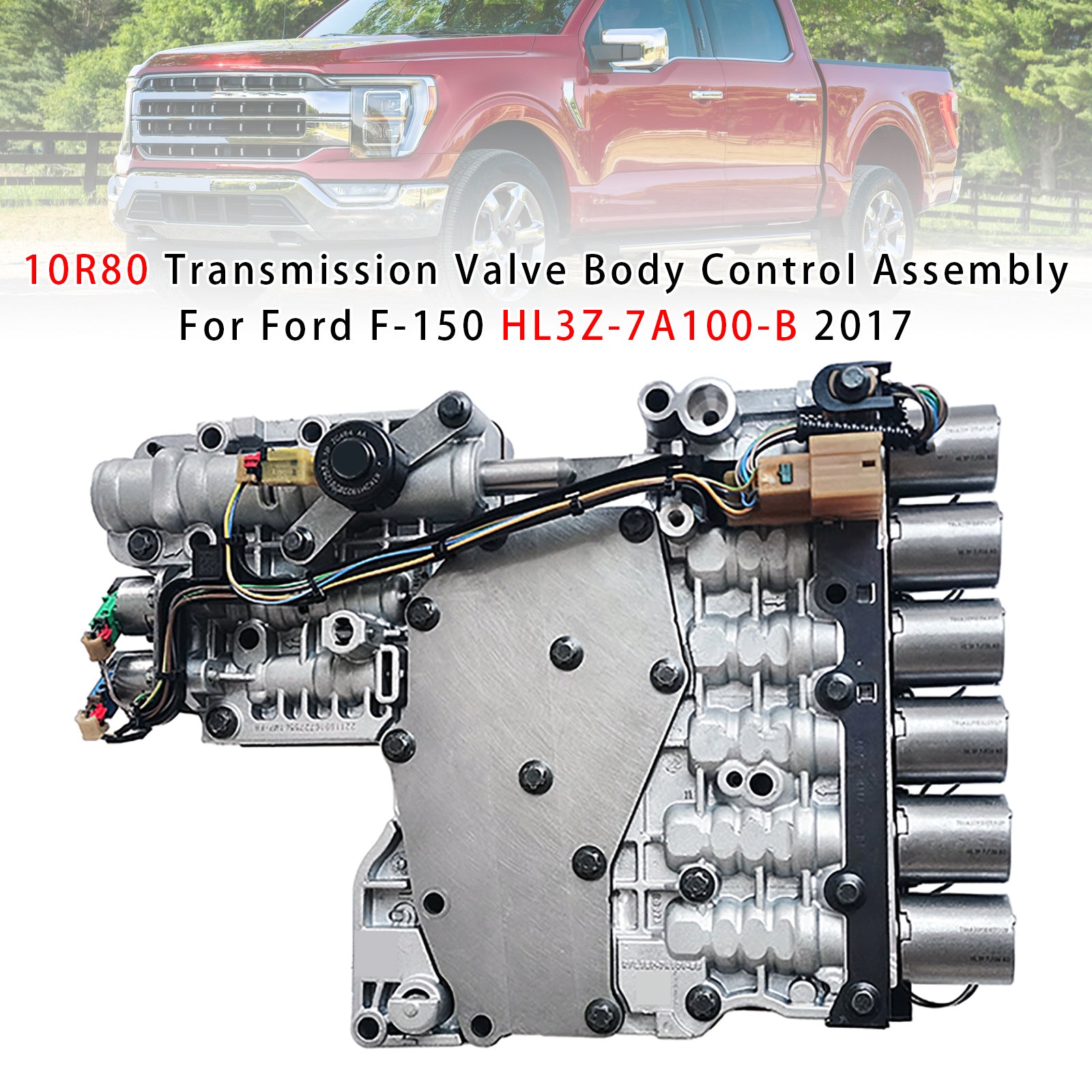 10R80 Getriebeventilkörper-Steuerbaugruppe für Ford F-150 HL3Z-7A100-B 2017