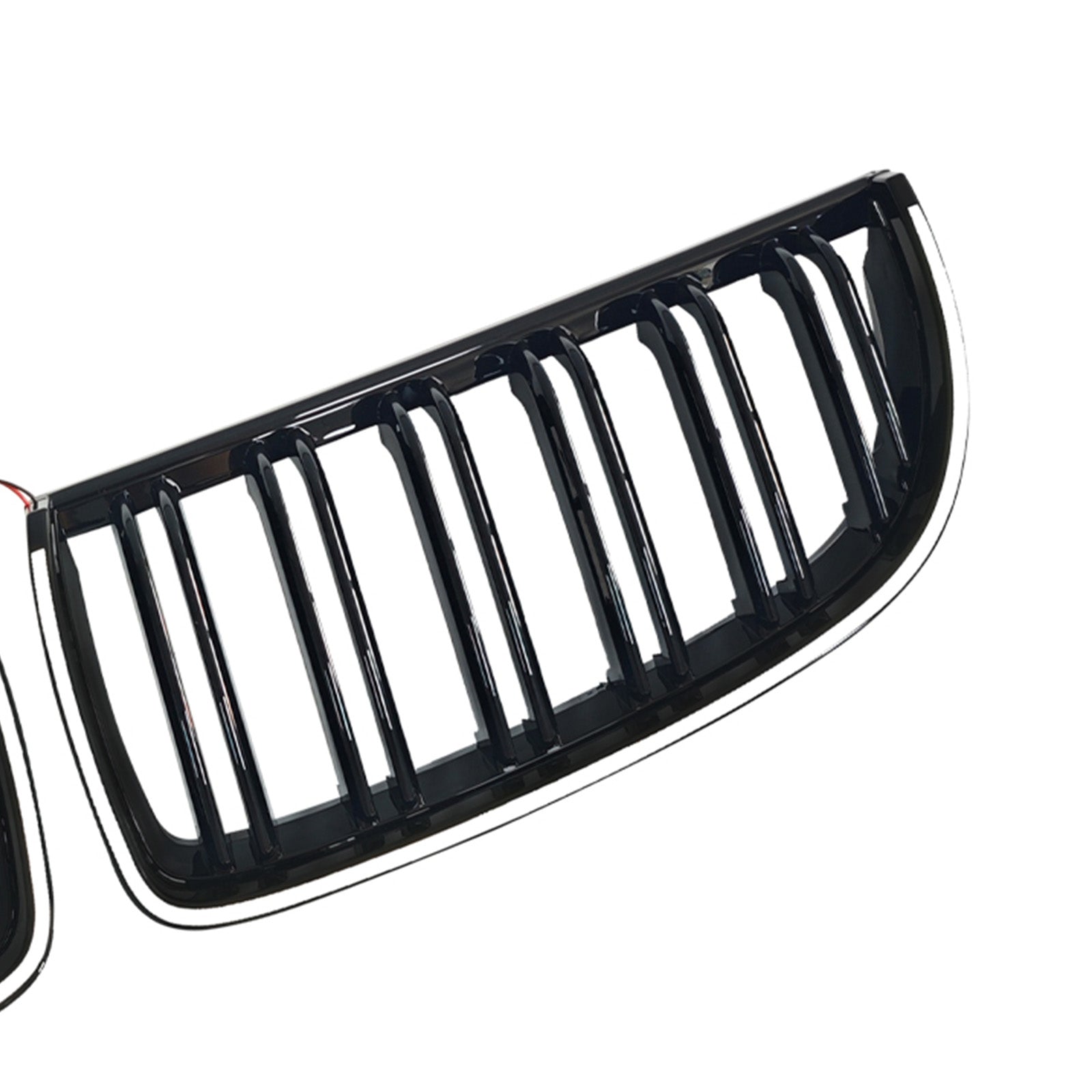 2004-2007 BMW E90 Sedan Wagon 320i foran nyre dobbel lamellgitter svart