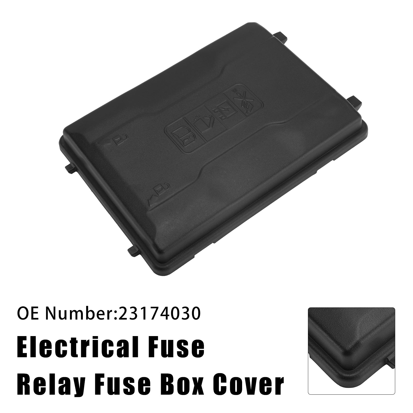 Couvercle de boîte à fusibles de relais de fusible électrique 23174030 pour Chevy Sierra Silverado 2014 – 2019