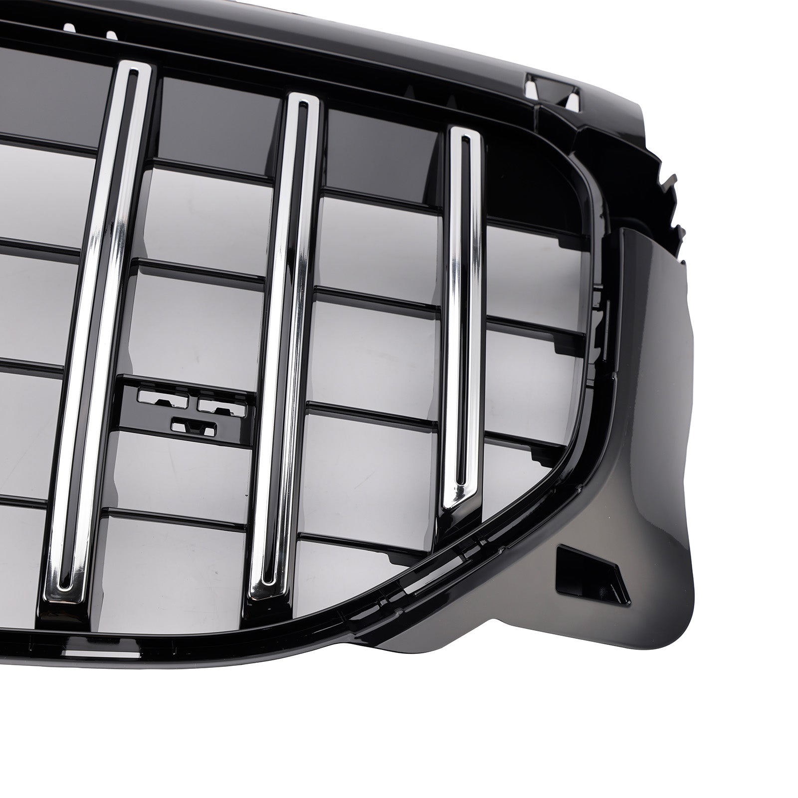 Grade dianteira cromada + preta para Mercedes Benz GLB X247 GLB200 GLB250 2024+