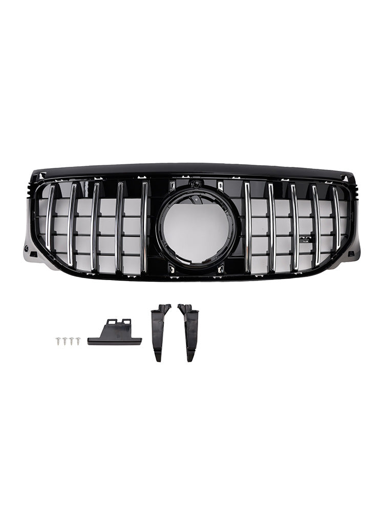 Grade dianteira cromada + preta para Mercedes Benz GLB X247 GLB200 GLB250 2024+