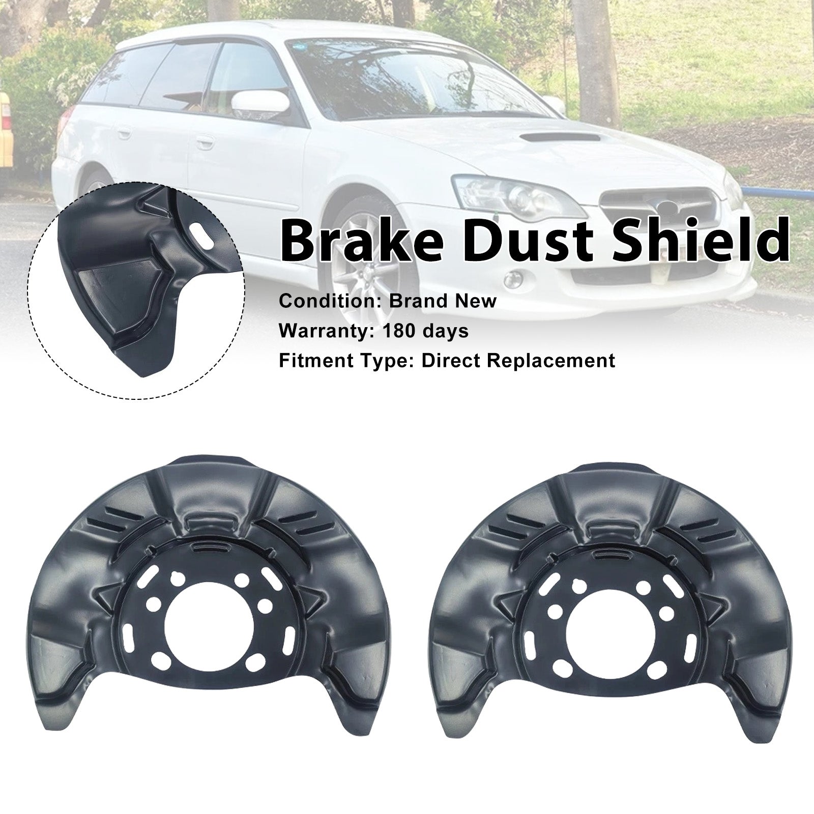 Bremsestøvskjold støtteplate 26290AG02A Passer Subaru Legacy Outback 2005-2014
