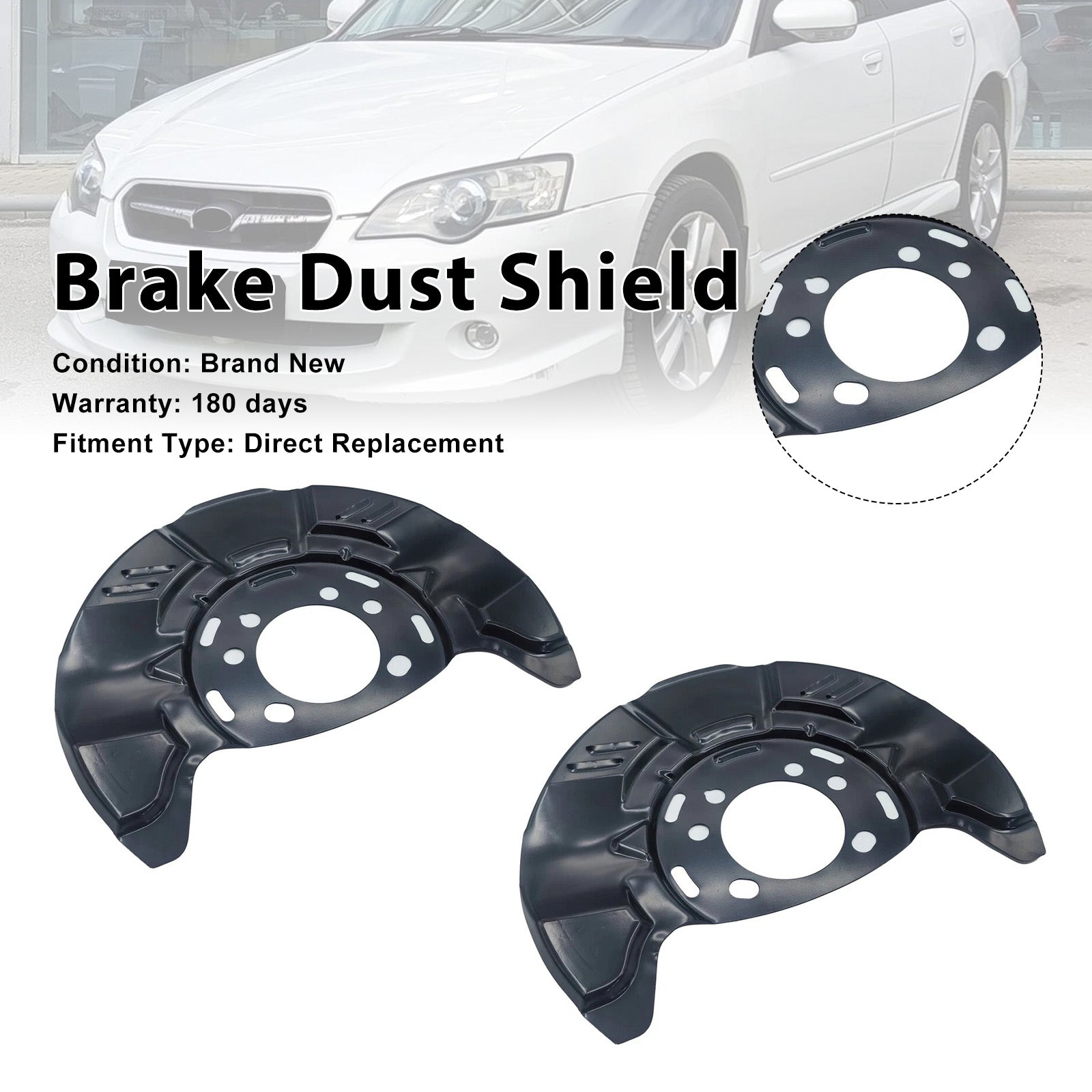 Bremsestøvskjold støtteplate 26290AG02A Passer Subaru Legacy Outback 2005-2014