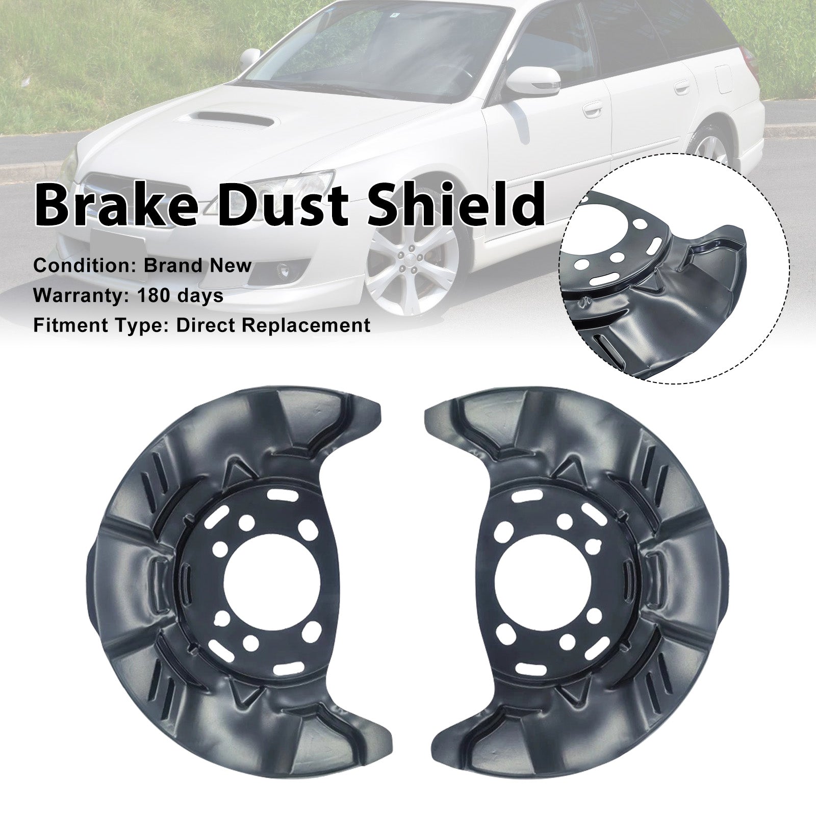 Bremsestøvskjold støtteplate 26290AG02A Passer Subaru Legacy Outback 2005-2014