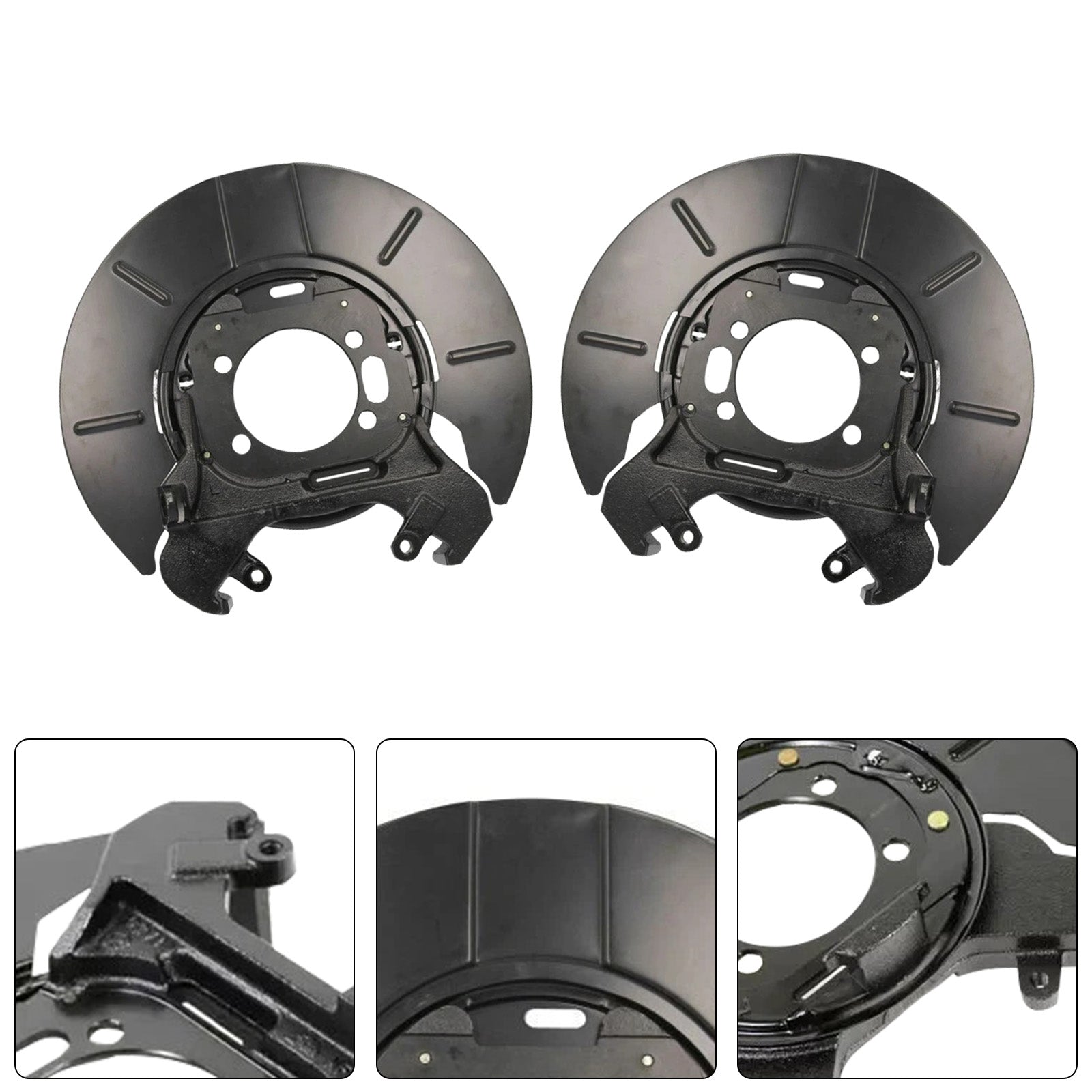 2PCS Rear Disc Brake Dust Shield Set 05073641AA Fit Chrysler Voyager 2001-2010