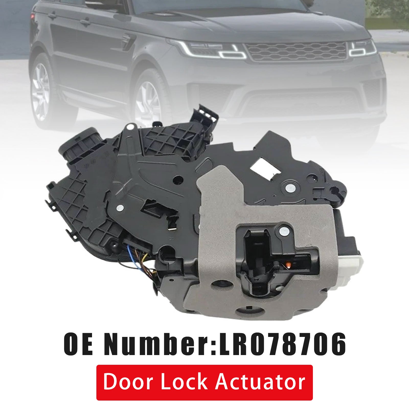 Pohon zámku předních pravých dveří LR078706 pro Land Rover Range Rover Sport 2014-2022