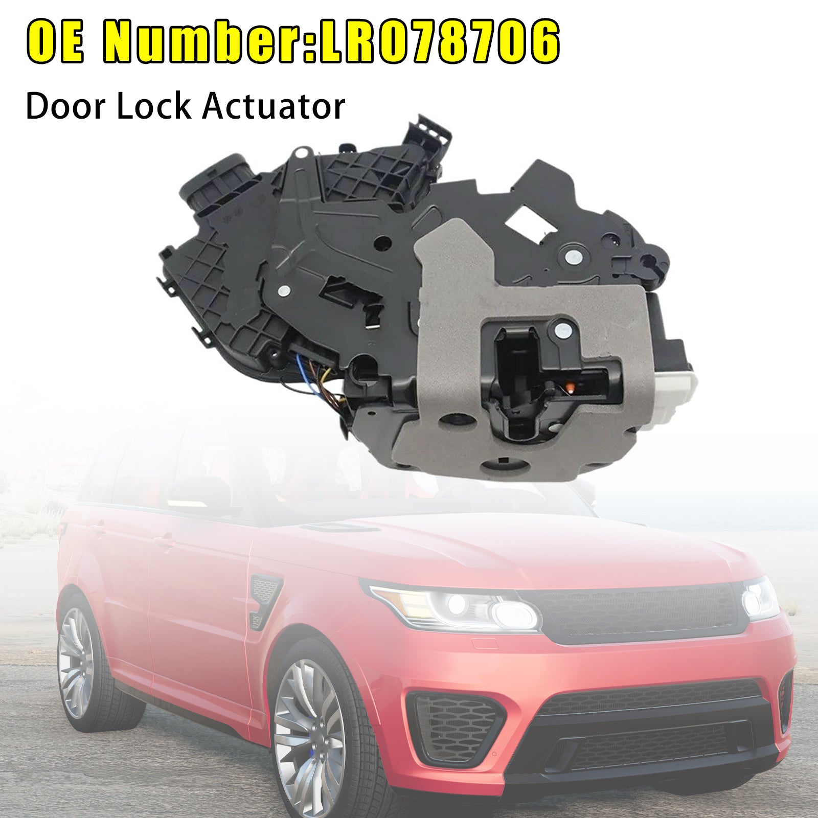 Pohon zámku předních pravých dveří LR078706 pro Land Rover Range Rover Sport 2014-2022