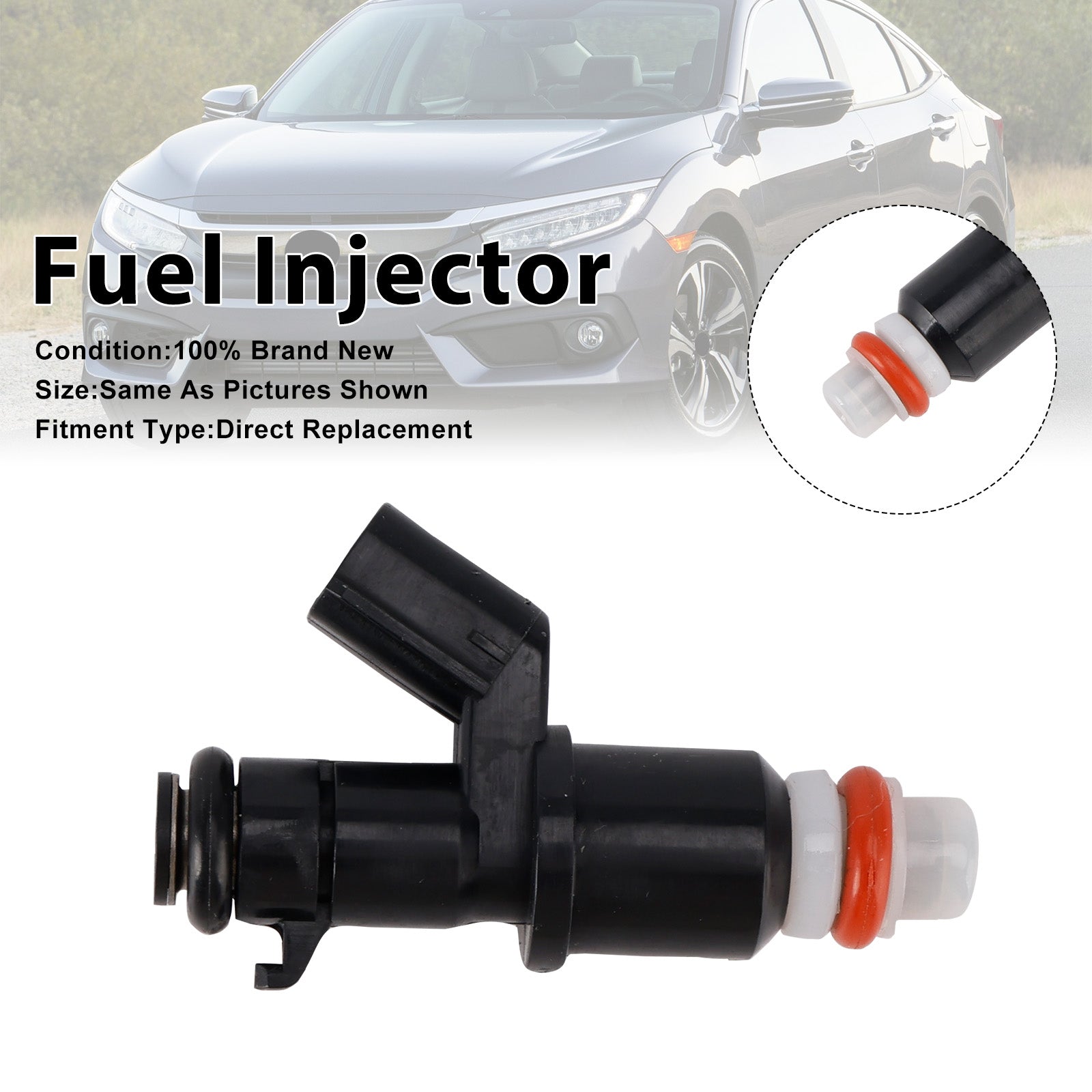 1 Stück Kraftstoffeinspritzer für HONDA CIVIC 2016–2021 16450-5BA-A01 164505BAA01