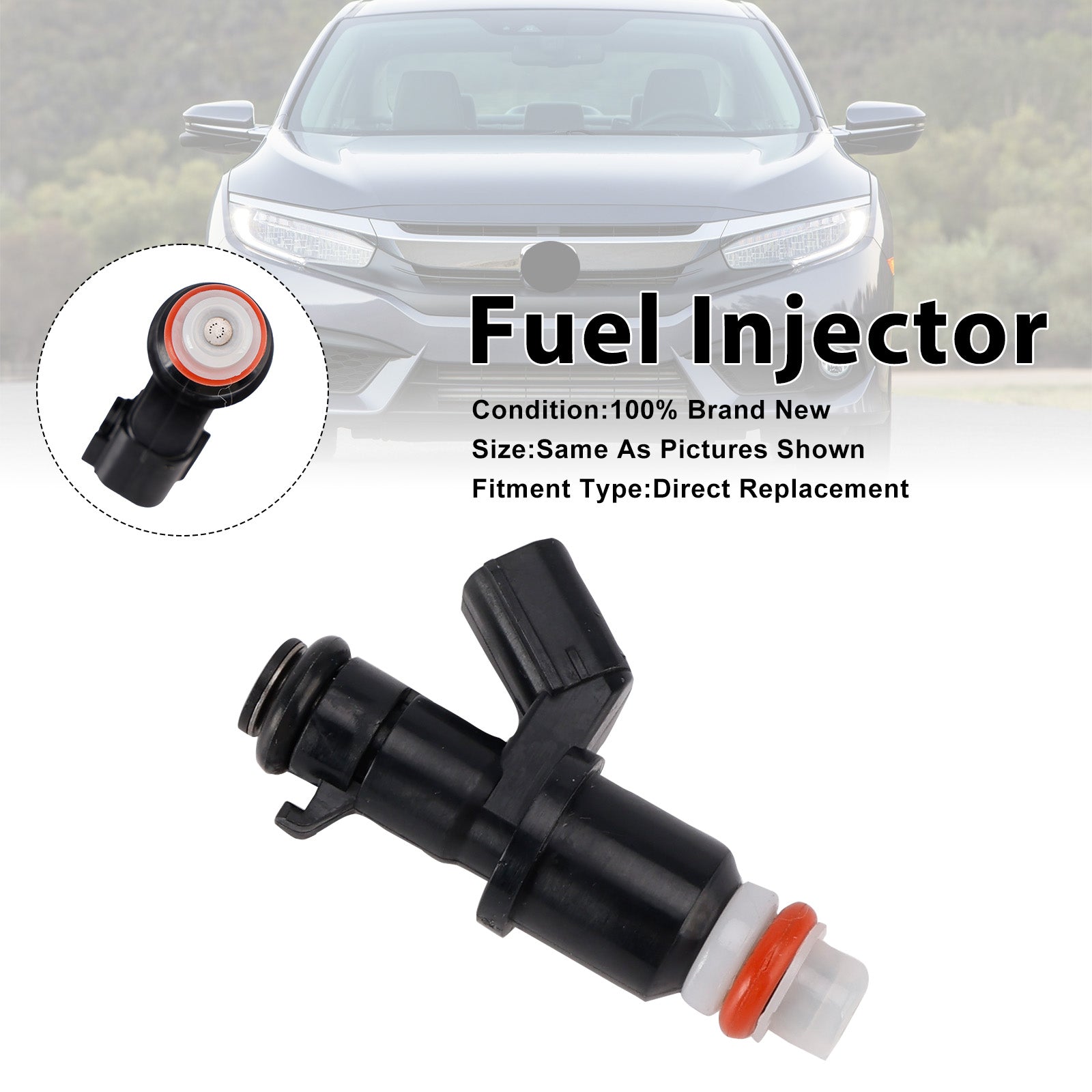 1 Stück Kraftstoffeinspritzer für HONDA CIVIC 2016–2021 16450-5BA-A01 164505BAA01