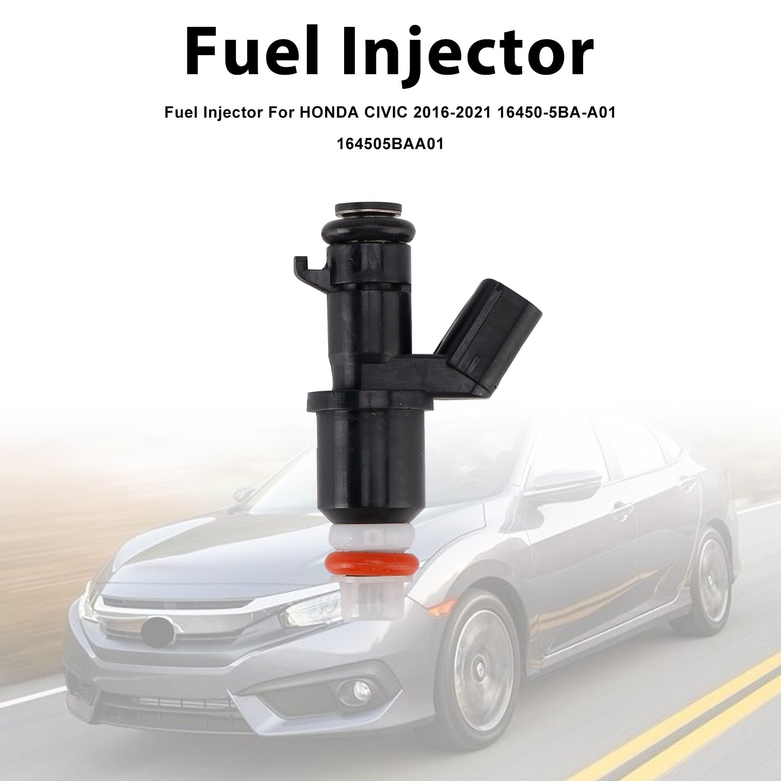 1 Stück Kraftstoffeinspritzer für HONDA CIVIC 2016–2021 16450-5BA-A01 164505BAA01