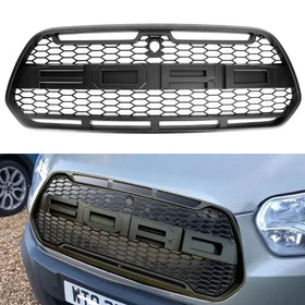 2015-2018 Ford Transit Mk8 Matt Black Front Bumper Grill Generic