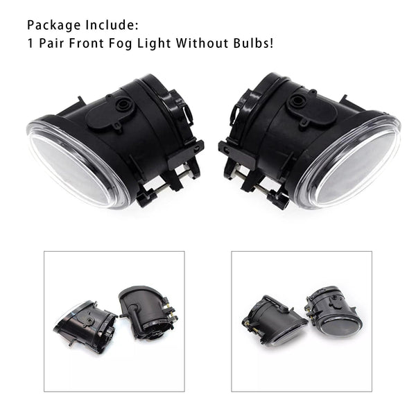 2000-2003 BMW E39 M5 Pair Front Fog Light Lamps Without Bulbs 63177894017 63177894018 Generic