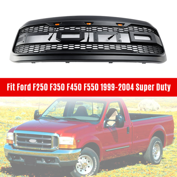 Raptor Style Grill Grille Fit Ford F250 F350 F450 F550 1999-2004 Super Duty