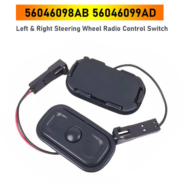 Jeep Compass Patriot 2.0L 2.4L (2011–2017) Links & Rechts Lenkradradio-Bedienschalter 56046098AD (Standard)