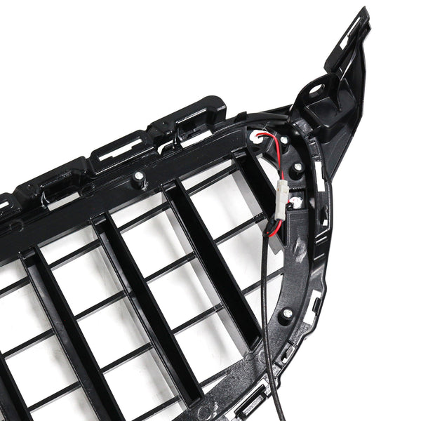 2015-2021 Mercedes-Benz C-Klasse W205 C200 C250 C300 C350 Forkromet forkofangergrill med LED Generisk