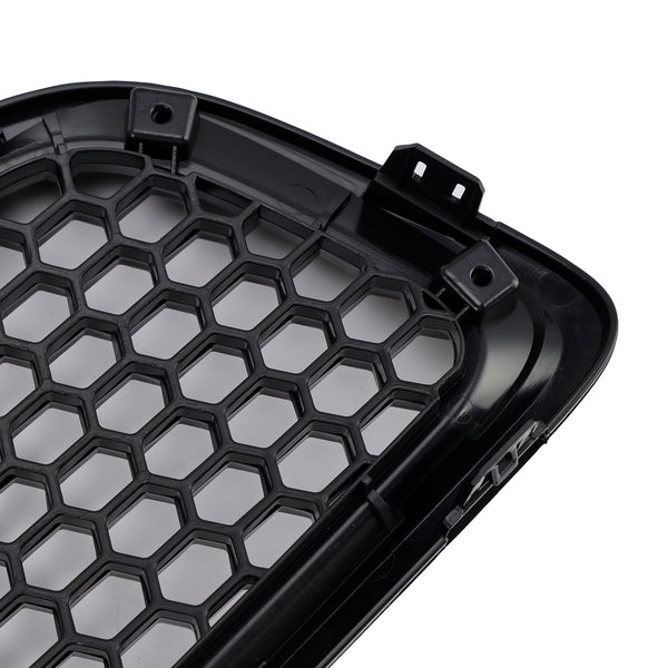 Gloss Black Front Bumper Honeycomb Grille Grill Fit Volvo S40 V50 2008-2012