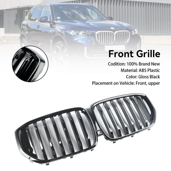 2024+ BMW G05 X5 LCI Gloss Black Front Bumper Grille Grill Generic