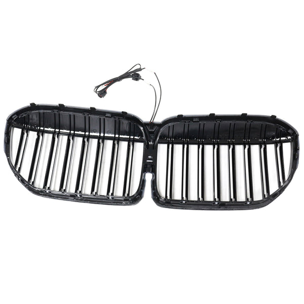 2019-2022 BMW 7 Série G11 G12 Dvojitá slabora Gloss Black Front Grill Grille Generic