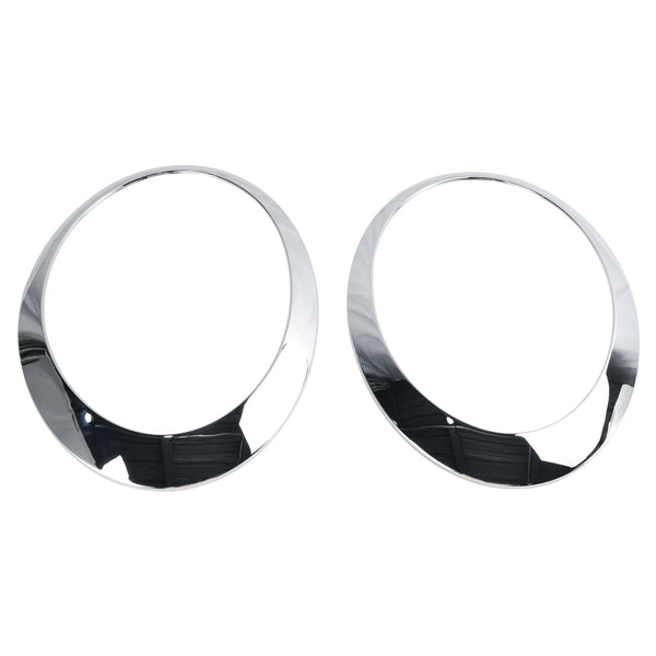 2001-2006 Mini Cooper One R50 R52 R53 2pcs Headlight Trim Ring Generic