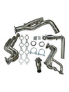 1999-2005 Chevy Silverado 1500 Stainless Manifold Header Exhaust GMT800 V8 Engine W/Y-Pipe Generic