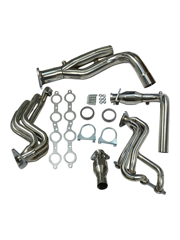 2001-2004 GMC Yukon Stainless Manifold Header Exhaust V8 Engine W/Y-Pipe Generic