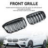 2016-2018 BMW X1 F48 F49 2PCS Glanzend Zwart Front Nier Grill Grille Generiek