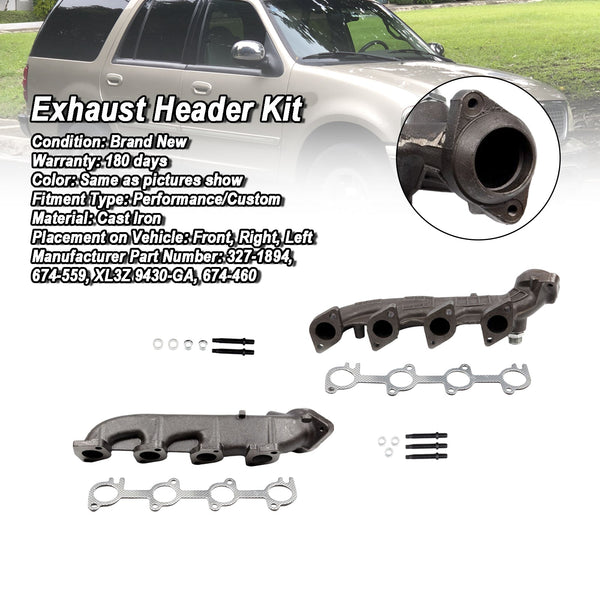 1999-2003 Ford F150 2PCS avgasgrenrör 674-559 Generic