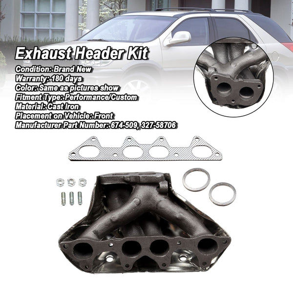 1997–2001 Cadillac Eldorado/Seville 4,6 l Abgaskrümmer 4 Zyl. mit Hitzeschild 674–509 Generisch