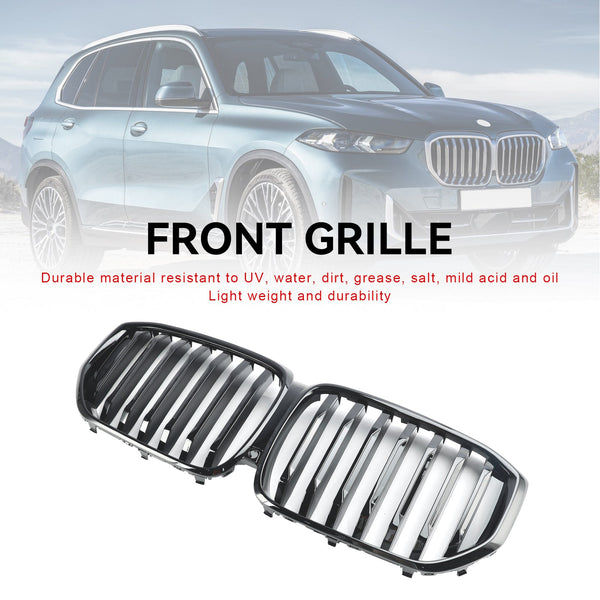 2024+ BMW G05 X5 LCI Gloss Black Front Bumper Grille Generic