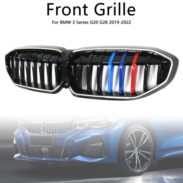 2019-2022 BMW 3-serie G20 Black Kidney Grille Grill M-stil 51138072085 Generisk