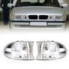 1999-2001 BMW 7 シリーズ E38 ホワイト コーナー ライト パーキング ランプ ペア 63138379107 63138379108 ジェネリック