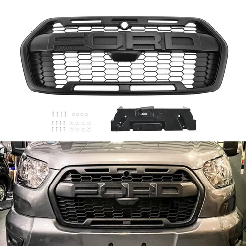 Ford Transit 150 250 350 2020-2024 Grille de rechange pour pare-chocs avant Noir mat