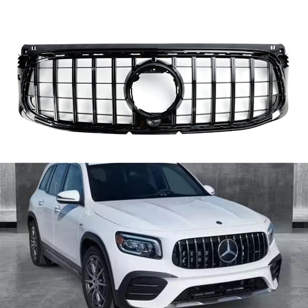 Mercedes 2020-2023 Benz GLB X247 AMG-Line Gloss Black Front Bumper Grill