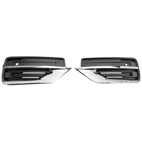 2021-2024 Volvo XC90 2PCS Front Bumper Fog Grille Fog Lamp Grille Generic