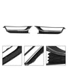 2012-2015 Volkswagen Passat 2Pcs Front Driving Fog Light Cover Black & Chrome