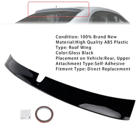 Gloss Black Rear Roof Wing For Mercedes-Benz E-Class W211 2003-2009 Sedan