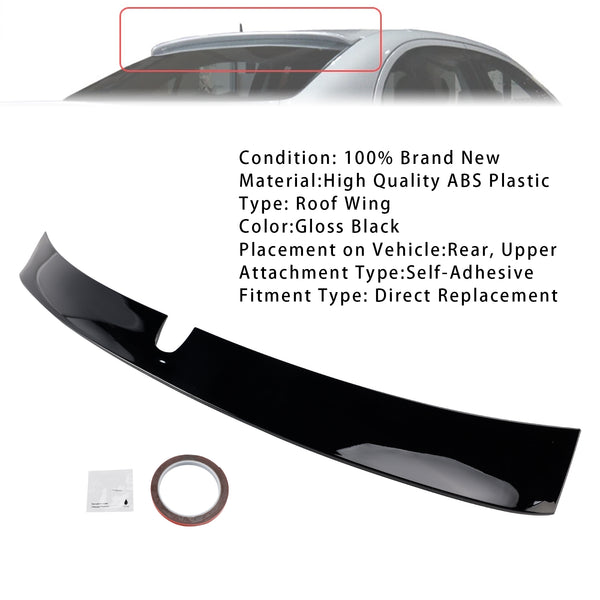 Gloss Black Rear Roof Wing For Mercedes-Benz E-Class W211 2003-2009 Sedan
