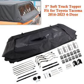 Toyota Tacoma 2016-2023 4-Door 5ft Soft Truck Topper