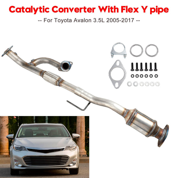 Toyota Avalon 3.5L 2005-2017 Catalytic Converter with Flex Y Pipe