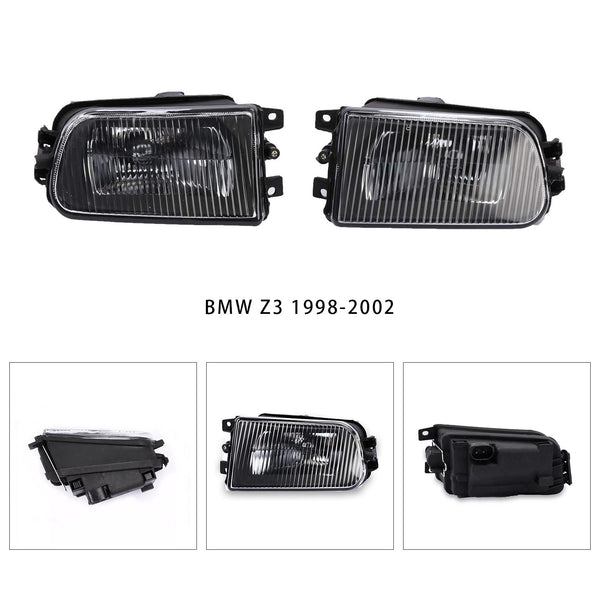 1997-2000 BMW E39 5 Series 528i 540i Pair Front Bumper Fog Light Lamps Without Bulbs 63178360575 63178381977 Generic