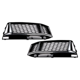 2016-2018 Audi S4 / A4 S-Line B9 2PCS Fog Light Cover Grille 8W0 807 681 K 8W0 807 682 K Generic