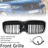 2022-2024 BMW IX3 G08 LCI DOBBEL LAVER GLOSS SVART FRONT NYRET GRILL GRILLER Generisk