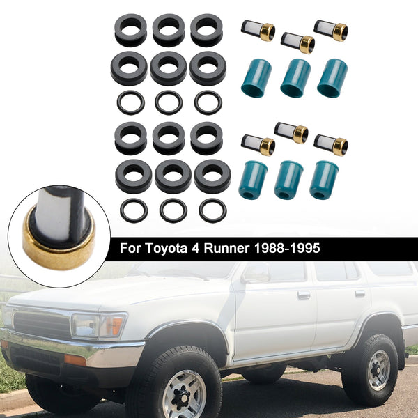 1988-1995 Toyota 4 Runner 3VZE Truck Fuel Injector Repair Seal Rebuild Kit 4-319 Generic