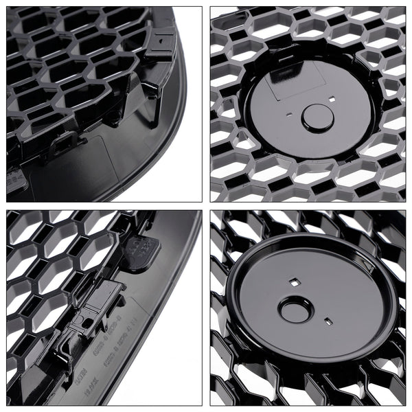 2016-2019 Jaguar XF XF-R Styl přední nárazník Grill Grille Gloss Black Generic