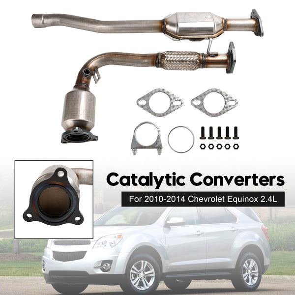 Convertitori catalitici anteriori e posteriori Chevrolet Equinox 2.4L 2010-2014 generici diretti