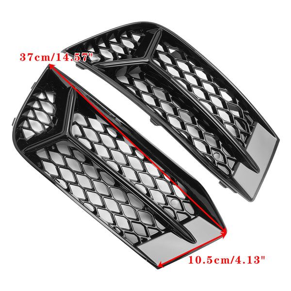 2017-2020 Audi A3 Front Bumper Grill Fag Light Cover Lamp Frame Trim