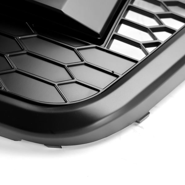 Vorderer oberer Stoßstangengrill, passend für Ford Explorer 2012–2015, mit grauen Lichtern